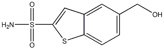 5-(Hydroxymethyl)benzo[b]thiophene-2-sulfonamide Struktur