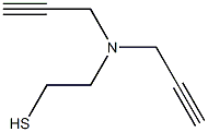 2-[Di(2-propynyl)amino]ethanethiol Struktur