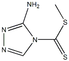 3-Amino-4H-1,2,4-triazole-4-dithiocarboxylic acid methyl ester Struktur