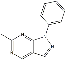 6-Methyl-1-phenyl-1H-pyrazolo[3,4-d]pyrimidine Struktur