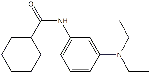 N-[m-(Diethylamino)phenyl]cyclohexanecarboxamide Struktur