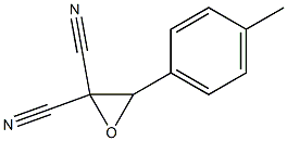 3-(p-Tolyl)oxirane-2,2-dicarbonitrile Struktur