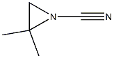 1-Cyano-2,2-dimethylaziridine Struktur