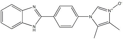 1-[4-(1H-Benzimidazol-2-yl)phenyl]-4,5-dimethyl-1H-imidazole 3-oxide Struktur