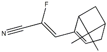 3-(7,7-Dimethylbicyclo[3.1.1]hept-2-en-2-yl)-2-fluoropropenenitrile Struktur