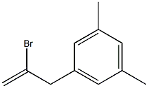 1-(2-Bromoallyl)-3,5-dimethylbenzene Struktur