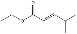 Ethyl 4-methyl-2-pentenoate Struktur