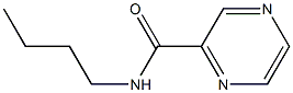 N-Butylpyrazine-2-carboxamide Struktur