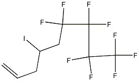 6,6,7,7,8,8,9,9,9-Nonafluoro-4-iodo-1-nonene Struktur