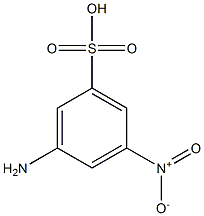 3-Amino-5-nitrobenzenesulfonic acid Struktur