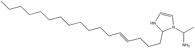 1-(1-Aminoethyl)-2-(4-heptadecenyl)-4-imidazoline Struktur