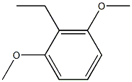 1,3-Dimethoxy-2-ethylbenzene Struktur