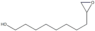 2-(8-Hydroxyoctyl)oxirane Struktur