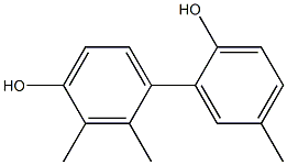 2',3',5-Trimethyl-1,1'-biphenyl-2,4'-diol Struktur