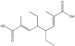 Dimethacrylic acid 1,2-diethyl-1,2-ethanediyl ester Struktur