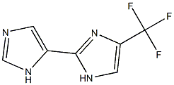 4-Trifluoromethyl-2,5'-bi[1H-imidazole] Struktur