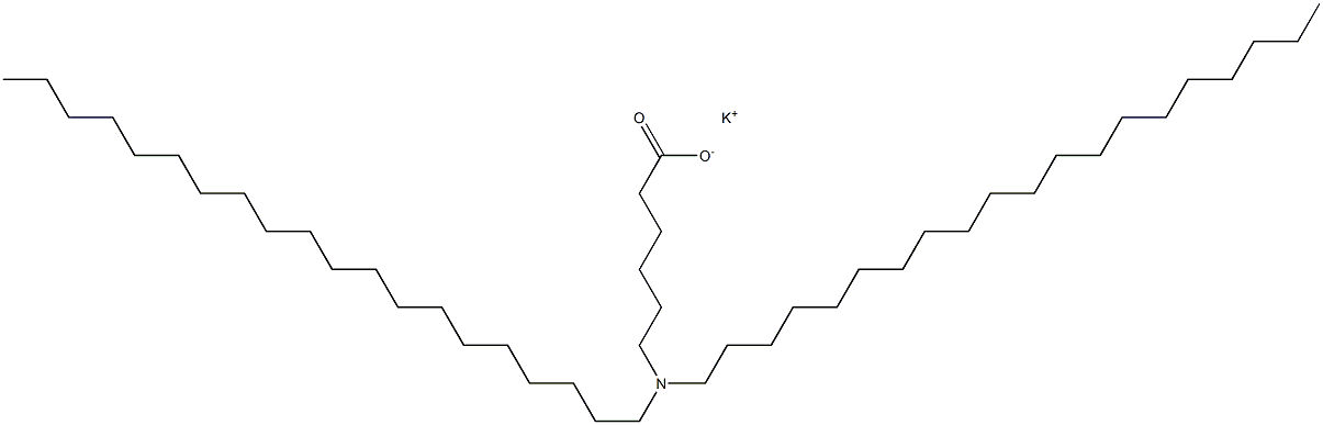 6-(Diicosylamino)hexanoic acid potassium salt Struktur