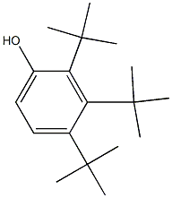 2,3,4-Tri-tert-butylphenol Struktur