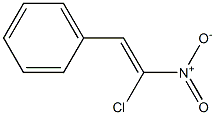 1-(2-Chloro-2-nitrovinyl)benzene Struktur