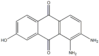 2-Hydroxy-7,8-diaminoanthraquinone Struktur