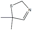 2,5-Dihydro-5,5-dimethylthiazole Struktur