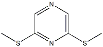 2,6-Bis(methylthio)pyrazine Struktur