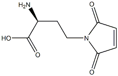 (2S)-2-Amino-4-(2,5-dioxo-3-pyrrolin-1-yl)butanoic acid Struktur