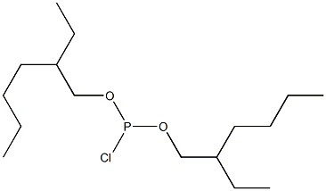 Chlorophosphonous acid bis(2-ethylhexyl) ester Struktur