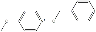 4-Methoxy-1-(benzyloxy)pyridinium Struktur