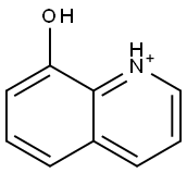 8-Hydroxyquinolinium Struktur