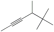 5,5,4-Trimethyl-2-hexyne Struktur