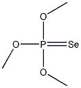 Selenophosphoric acid O,O,O-trimethyl ester Struktur