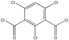 2,4,6-Trichloroisophthalic acid dichloride Struktur