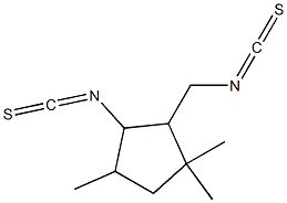 [2-[(Isothiocyanato)methyl]-3,3,5-trimethylcyclopentan-1-yl] isothiocyanate Struktur