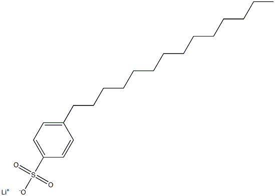 4-Tetradecylbenzenesulfonic acid lithium salt Struktur