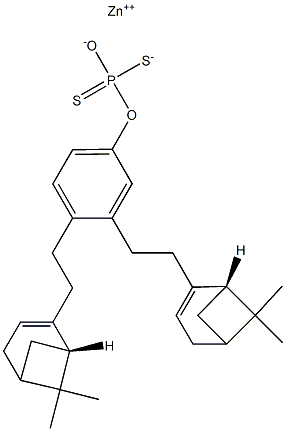 (3,4-Dinonylphenyloxy)dithiophosphonic acid S,S-zinc salt Struktur