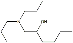 1-Dipropylamino-2-hexanol Struktur