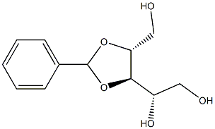 3-O,4-O-Benzylidene-D-xylitol Struktur