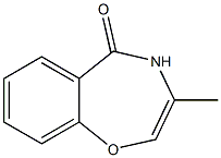 3-Methyl-4,5-dihydro-1,4-benzoxazepine-5-one Struktur