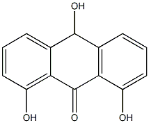 1,8,10-Trihydroxyanthrone Struktur