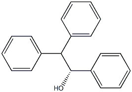 [R,(-)]-1,2,2-Triphenylethanol Struktur