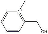 2-Hydroxymethyl-1-methylpyridin-1-ium Struktur