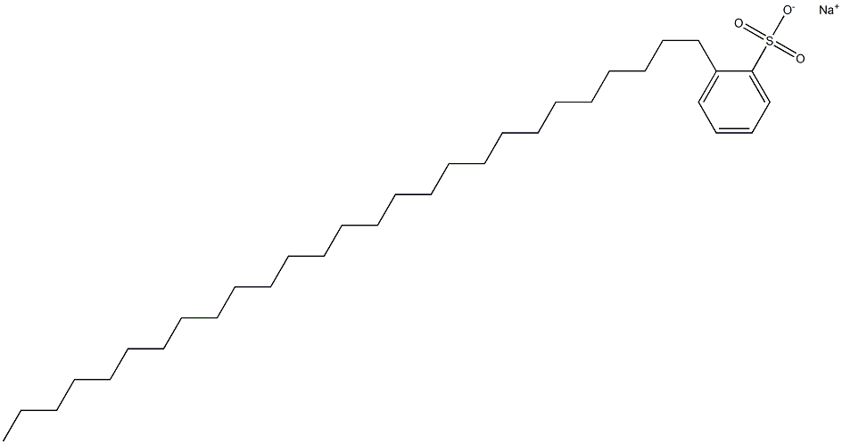 2-Heptacosylbenzenesulfonic acid sodium salt Struktur