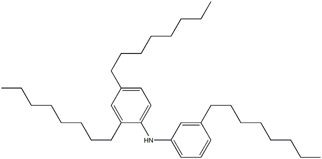 3,2',4'-Trioctyl[iminobisbenzene] Struktur