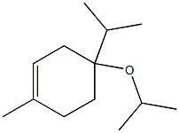 4-Isopropyloxy-p-menth-1-ene Struktur