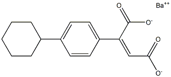 2-(4-Cyclohexylphenyl)maleic acid barium salt Struktur