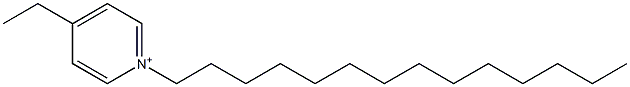 4-Ethyl-1-tetradecylpyridinium Struktur