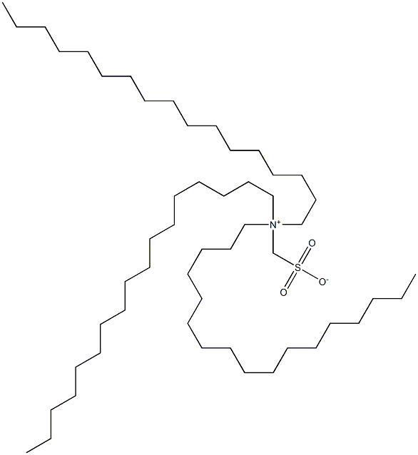 N,N-Diheptadecyl-N-sulfonatomethyl-1-heptadecanaminium Struktur