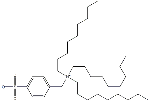 N,N,N-Trinonyl-4-sulfonatobenzenemethanaminium Struktur