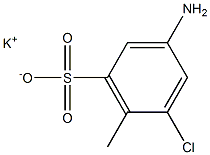 3-Amino-5-chloro-6-methylbenzenesulfonic acid potassium salt Struktur